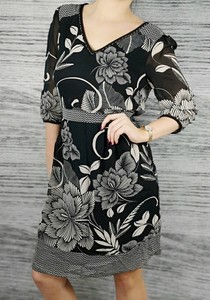 m and s fit and flare dress