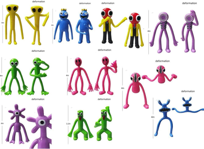 8-10Pcs Rainbow Friends action Figures Toy Game Character Doll