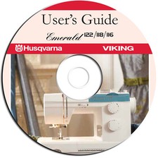 Husqvarna Viking Huskylock 936-Sewing Machine User's Guide-Owners Manual-PDF-CD