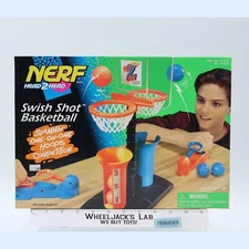 Swish Shot Basketball NERF Head 2 Head 1996 Kenner Toy NEW SEALED