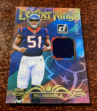 2023 Donruss WILLANDERSON Jr Leather Kings Rookie Jersey Patch RC #d /399 TEXANS
