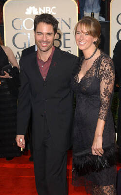 Actor Eric McCormack wife Janet at the 60th Annual Golden Globe Aw- Old Photo