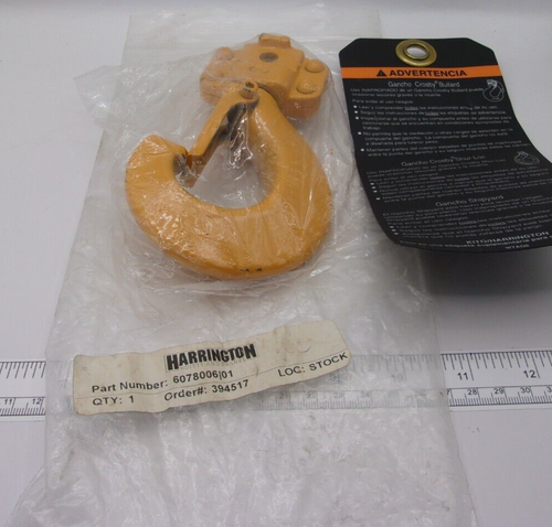 Harrington, 6078006|01, Gancio inferiore da cantiere 1-1/2T con chiusura di sicurezza, 1259A - Foto 6 di 7
