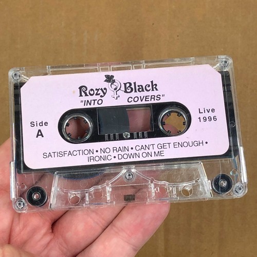 ROZY BLACK Cassette Tape INTO COVERS 1996 Demo Metal Glam Rare - Picture 3 of 5