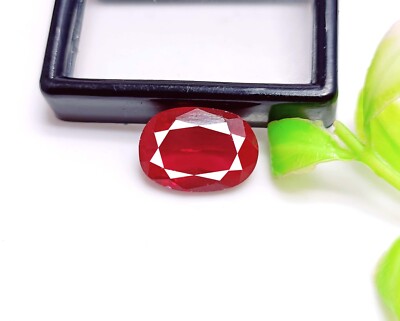 Natural Red Ruby 15-20 Carat Oval Cut EGL Certified Loose Gemstone k