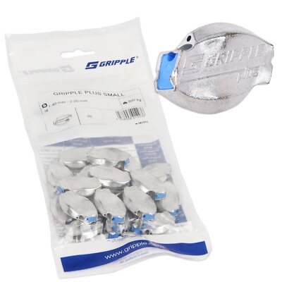 20x Gripple Drahtverbinder small 1,40-2,20mm Draht Spanner Drahtverbindersystem