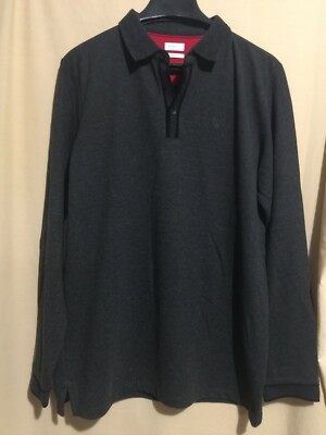 ESPRIT men long sleeve polo shirt size L, 057MLT09