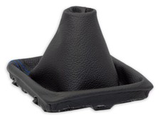 SCHALTMANSCHETTE FUR MERCEDES SLK R171 2004-2011 SCHALTSACK NATURLEDER NAHT BLAU