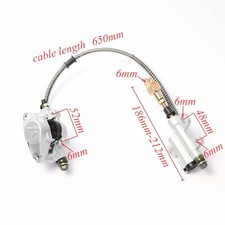 Rear Disc Brake Assembly Calipers Master Cylinder for 125cc 150cc 250cc ATV Quad