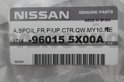 960155X00A Genuine Nissan AIR SPOILER ASSY-FRONT,CENTER 96015