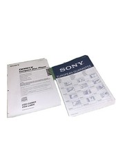 ORIGINAL BEDIENUNGSANLEITUNG FÜR SONY COMPAC...