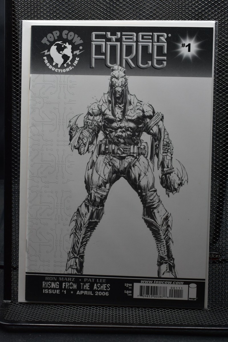 Cyberforce #1 Sketch B&W Marc Silvestri Variant Top Cow 2006 From