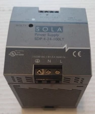 SOLA/HEVI-DUTY SDP 4-24-100LT SOLA POWER SUPPLY 24V - Used, 30 Day Wty (H3)