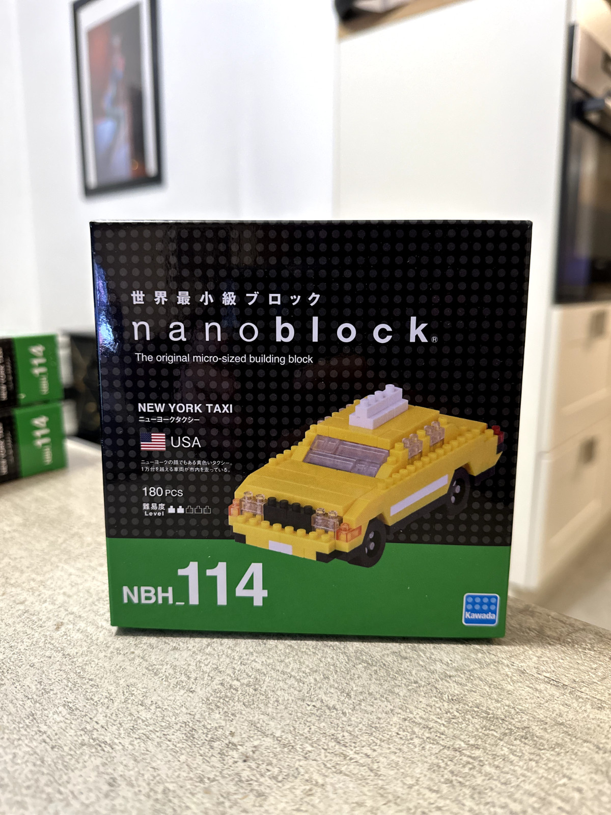 Nanoblock NBH-114 New York Taxi pour décorer votre bureau avec une maquette miniature