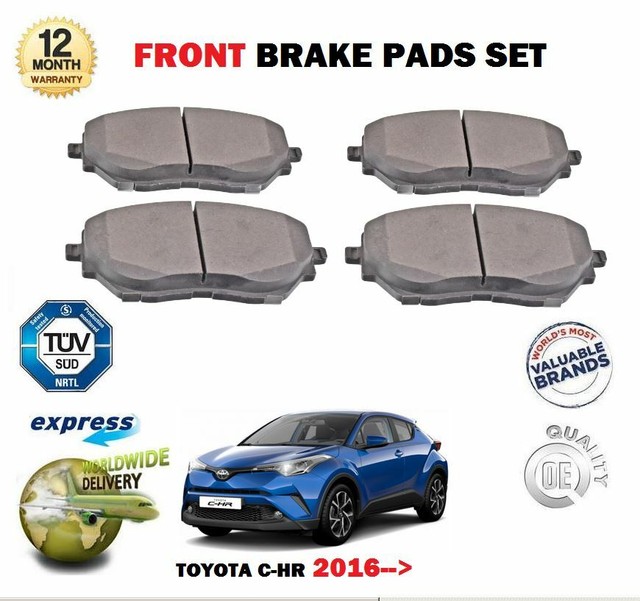 FOR TOYOTA CHR CHR 1.2 1.8 HYBRID 2016 > NEW FRONT BRAKE PADS SET eBay