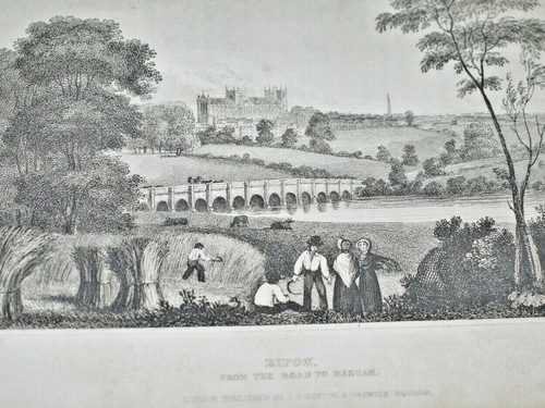* Rare * Thomas Allen A New History of the County of York - 6 Volumes 1828-1831 - Picture 10 of 12