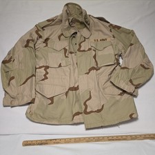 US Military M65 Field Jacket M-65 Cold Weather Coat Large Regular Desert Camo
