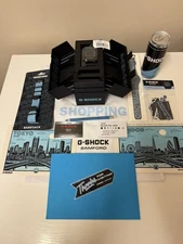 Casio G-SHOCK x BAMFORD GM-5600BWD-1JR Limited Edition Black Blue Metal Bezel 
