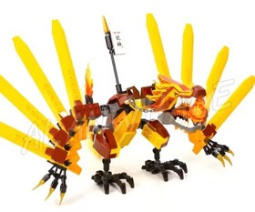 LEGO Ninjago Fre Temple  set 2507 custom 