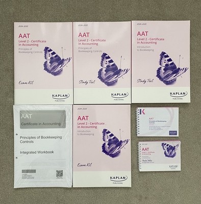 AAT Level 2 Certificate in Accounting Kaplan Textbooks 2024-2025