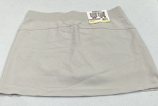 32 Degrees Cool Women's Soft 4-Way Stretch Comfort Skort, Light Gray, Size S
