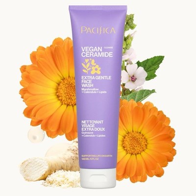 Pacifica Beauty Vegan Ceramide Extra Gentle Face Wash 1.4oz