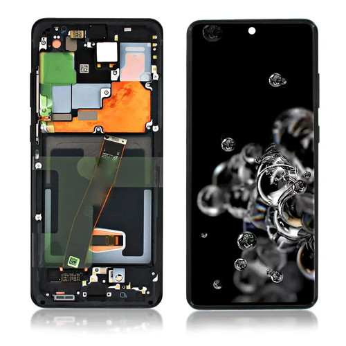 For Samsung S20 Ultra TFT LCD Display Touch Screen Replacement Digitizer+Frame - Picture 2 of 2