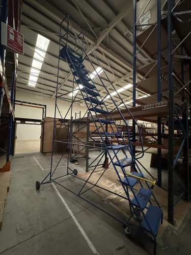 warehouse platform step ladders 3.9m High To Platform Collection Only