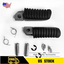 for Kawasaki Ninja 650 650R 1000 1000SX Front Foot Pegs Footrest Pedal Adapters 