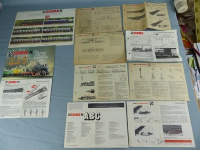 Lot de brochures et notices ARNOLD décors réseau train électrique N - Photo 1/4