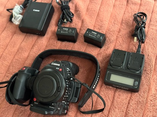 🔥 Canon EOS C100 Mark II Prof Camera 🤯Only 272 hrs ⭐️ 2 Canon Batts, Accessos - Picture 9 of 12