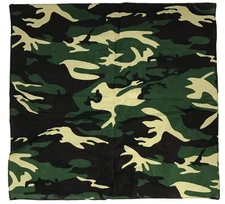 12 Allgala 100% Cotton Premium Bandanas Camouflage Green-Brand New Free Shipping