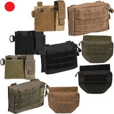 MOLLE ADMIN POUCH DROP DOWN BELT SM OLIV SCHWARZ COYOTE TASCHE OUTDOOR ARME NATO
