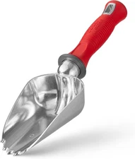 Garden Weasel 12.75 in. Comfort Non-Slip Grip Hand Scoop Garden Trowel