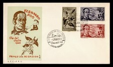DR WHO 1964 SPANISH FERNANDO POO FDC STAMP DAY CACHET COMBO R24818