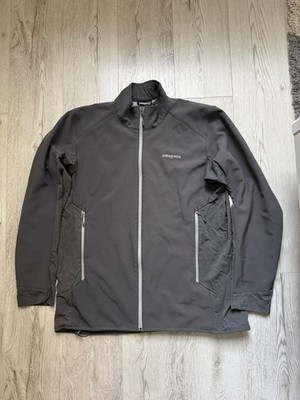 Patagonia Herren Adze Hybrid Jacke grau Polartec Windbloc Softshell Gr. XL