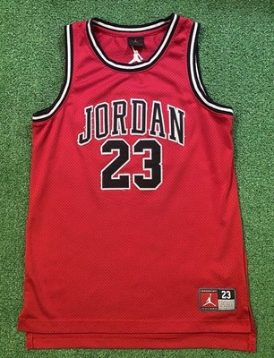 Chicago Bulls Michael Jordan Jersey #23 Youth Large 12-13 Yrs NBA  Basketball Red