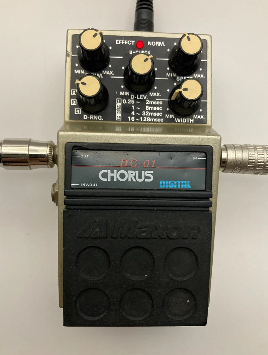 MAXON DC-01 Digital Chorus MIJ Vintage Guitar Effect Pedal | eBay