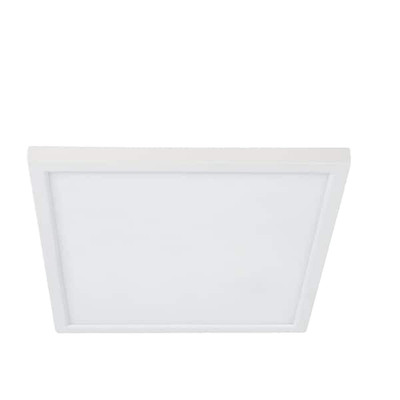Feit Electric Integrated LED Flush Mount 7.5 in. White Flat Panel Ceiling Light
