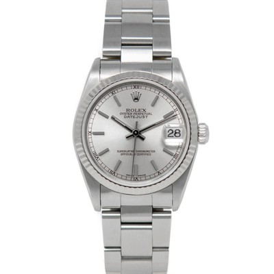 Rolex Datejust 31, 68274, Steel & White Gold, Silver Dial, Oyster Bracelet, B...