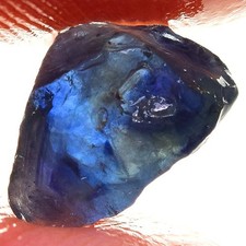 BEAUTIFUL 2.25 ct UNHEATED BLUE SAPPHIRE ROUGH NATURAL100% NR!