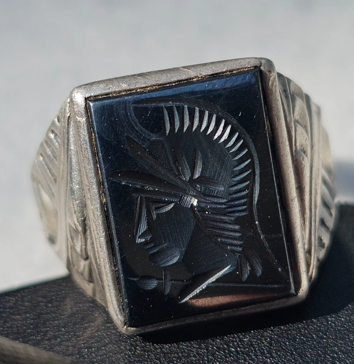 Roman Soldier Ring In Art Nouveau & Art Deco Fine Rings for  display picture 1