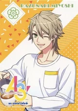 A3! Ace Crew Miyoshi Kazunari Character Card with Present Code USED 4.1x2.9in