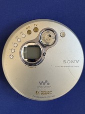 Sony Walkman CD Player D-FJ401 AM FM TV Weather   Works but volume won't adjust