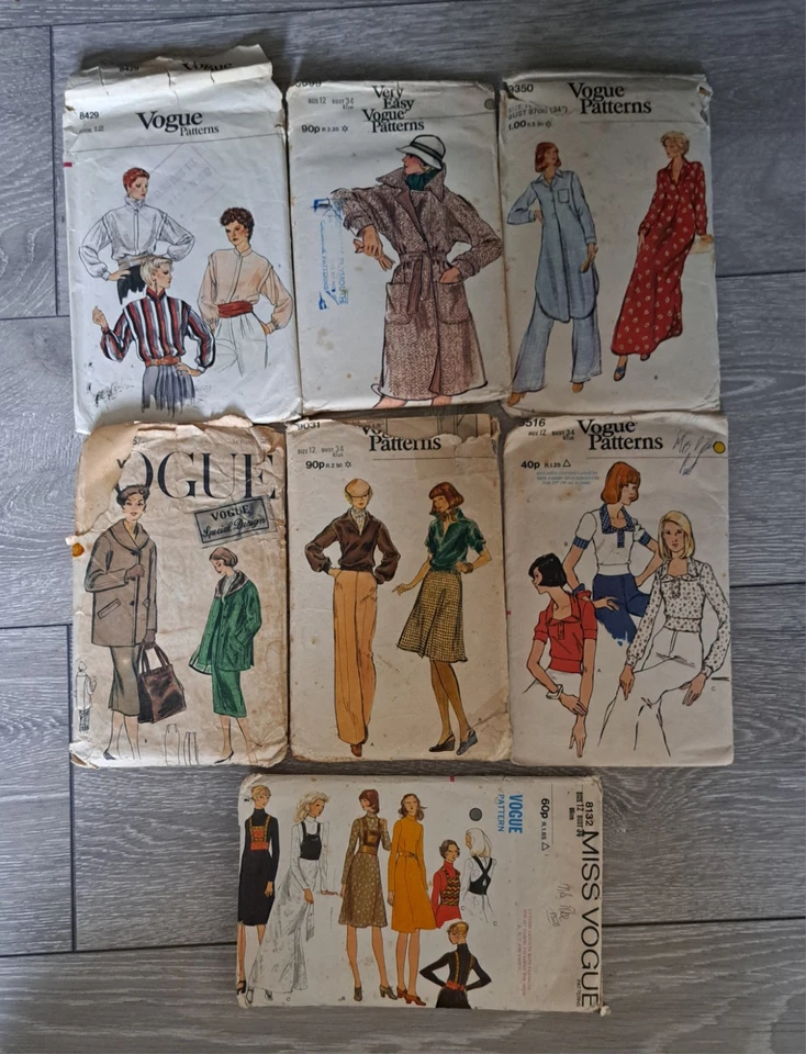 15 x Vintage Vogue / Sewing Patterns 1950's 60's. Job Lot Bundle Retro Designs - Image 2 of 4