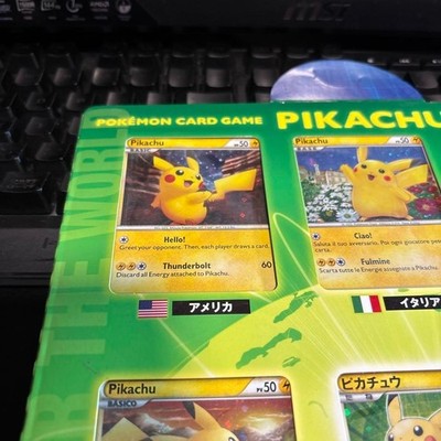 Pokemon Card Game Pikachu World Green Ver Promo Limited Edition