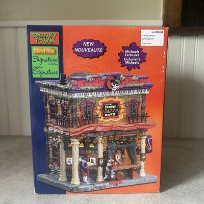 Lemax Zombie Jazz Cafe Spooky Town 05612 New Lit Halloween Village Building 2020