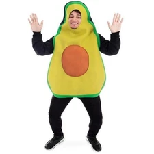 Amazing Avocado NWT Costume Adult One Size Green Food Tunic Halloween