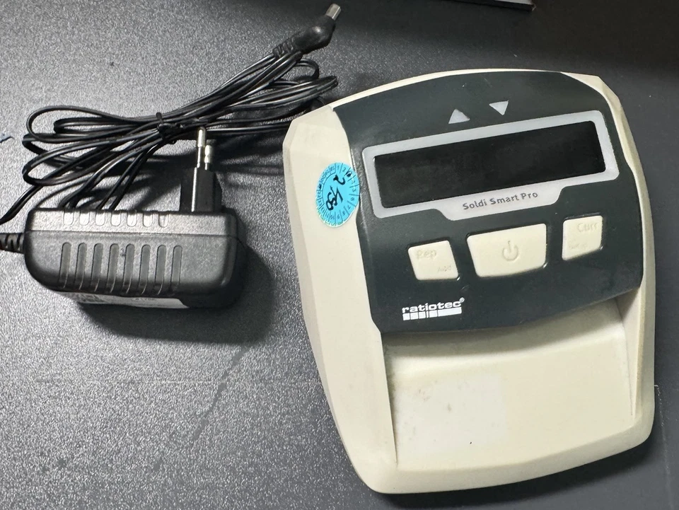 Ratiotec Soldi Smart Pro | Automatisches Banknotenprüfgerät | EUR | GPB | CHFIT - Bild 2 von 3