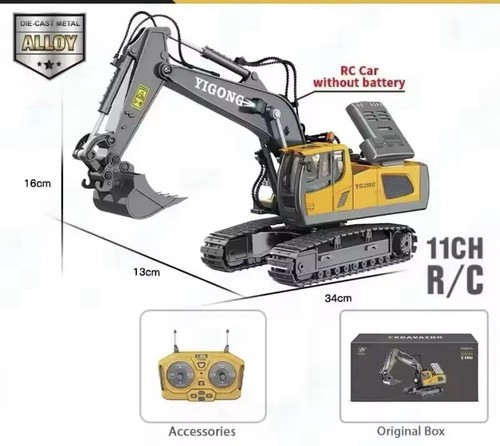 New Drift RC 4x4 Off Road Excavator Battery Powered Stunt Car Remote Control - Picture 4 of 4